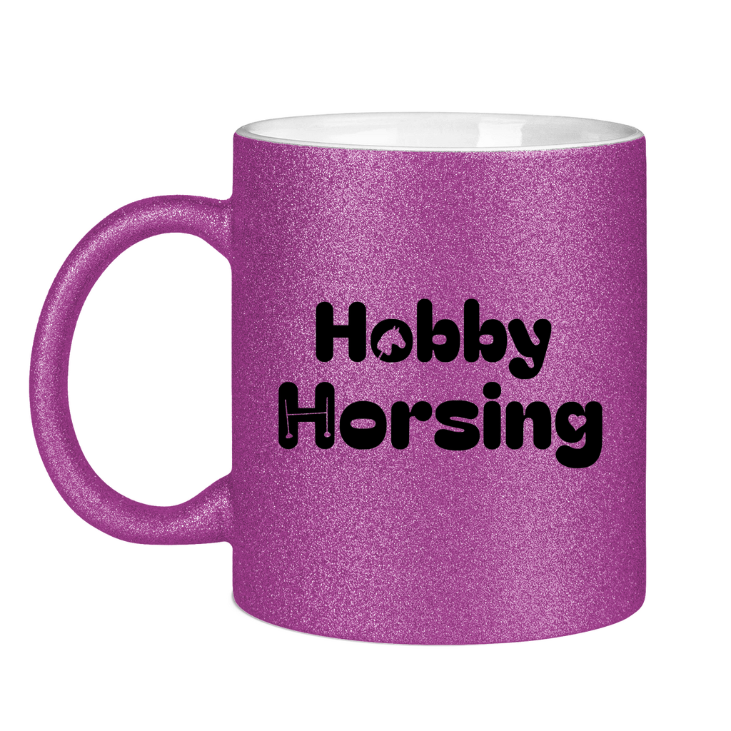 Glitzertasse Hobby Horse CUTOUT