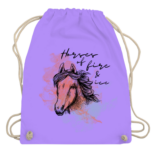 Islandpferde Turnbeutel FIRE & ICE