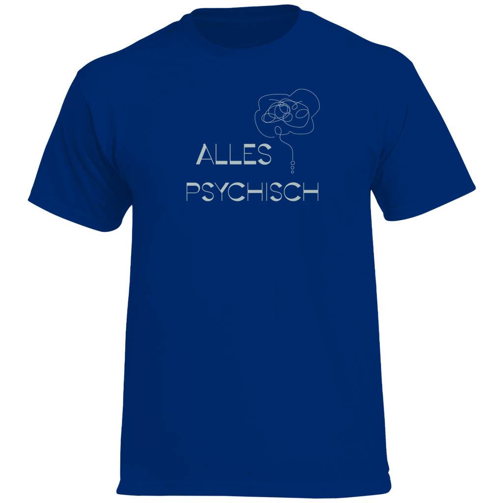 Herren Heavy Cotton T-Shirt Alles Psychisch
