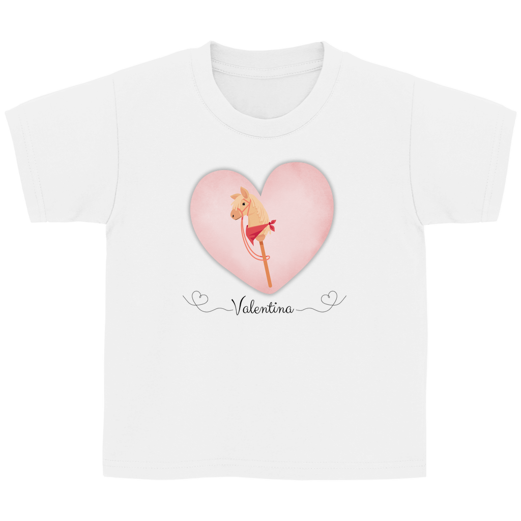 Kinder T-Shirt Hobby Horse HERZ (personalisierbar)