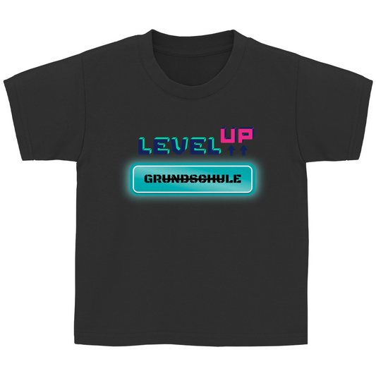 Kinder T-Shirt zur Umschulung Level UP weiterführende Schule