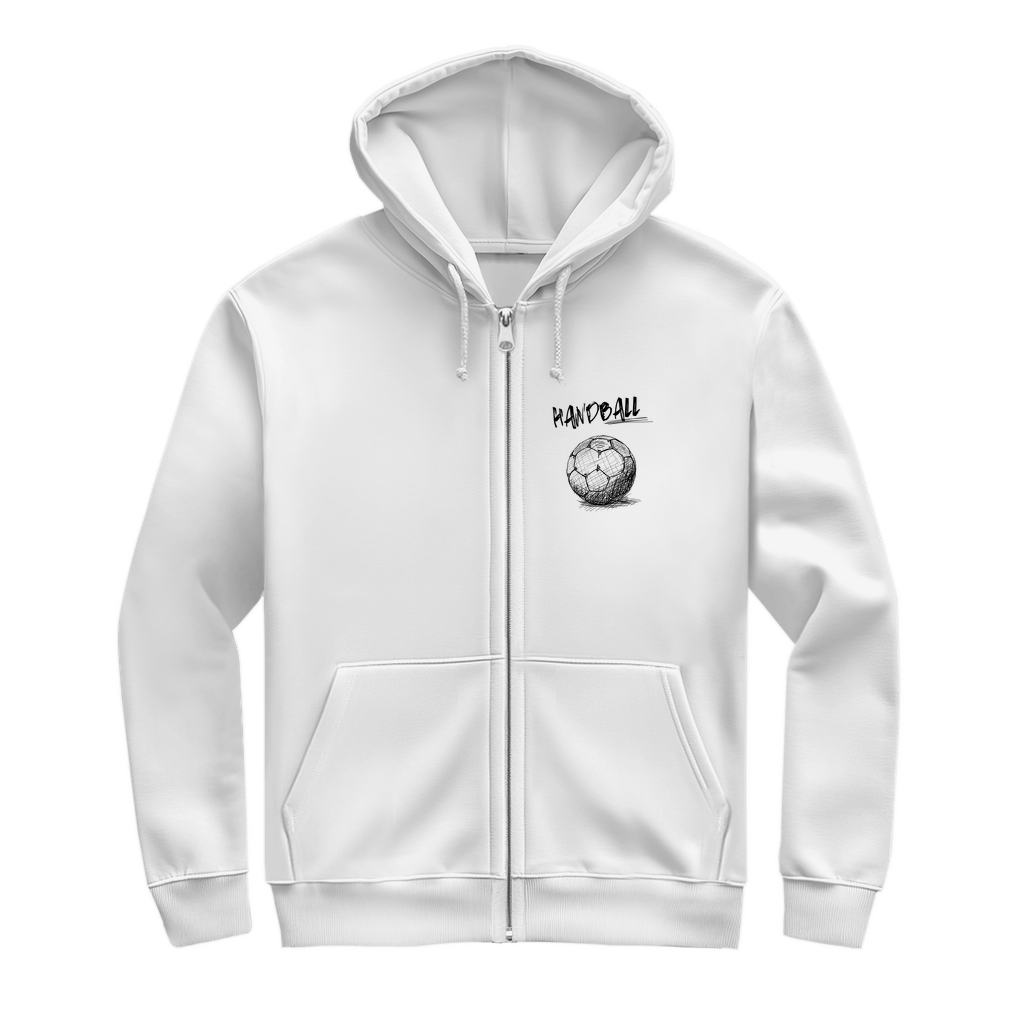 Unisex Zipper Hoodie Handball SKRIPT