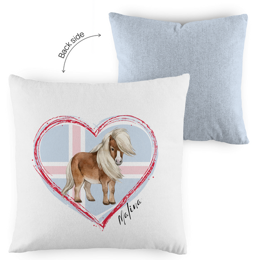 Kuscheliges Kopfkissen zweifarbig ISI HERZ