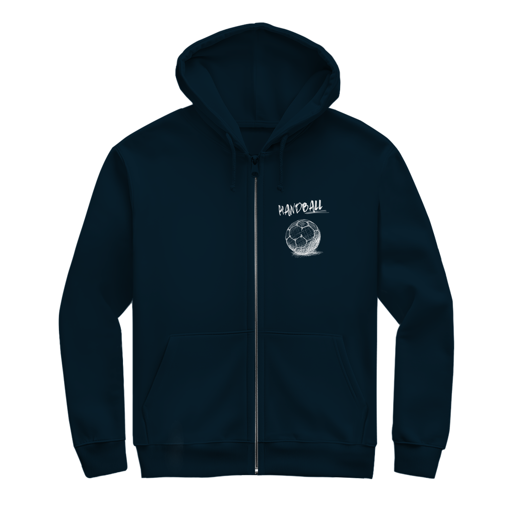 Unisex Zipper Hoodie Handball SKRIPT