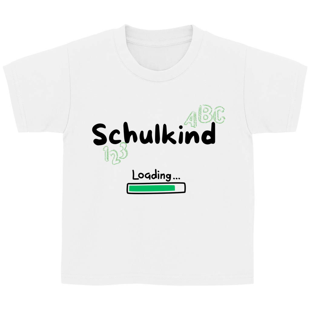 Kinder T-Shirt zur Einschulung - SCHULKIND LOADING