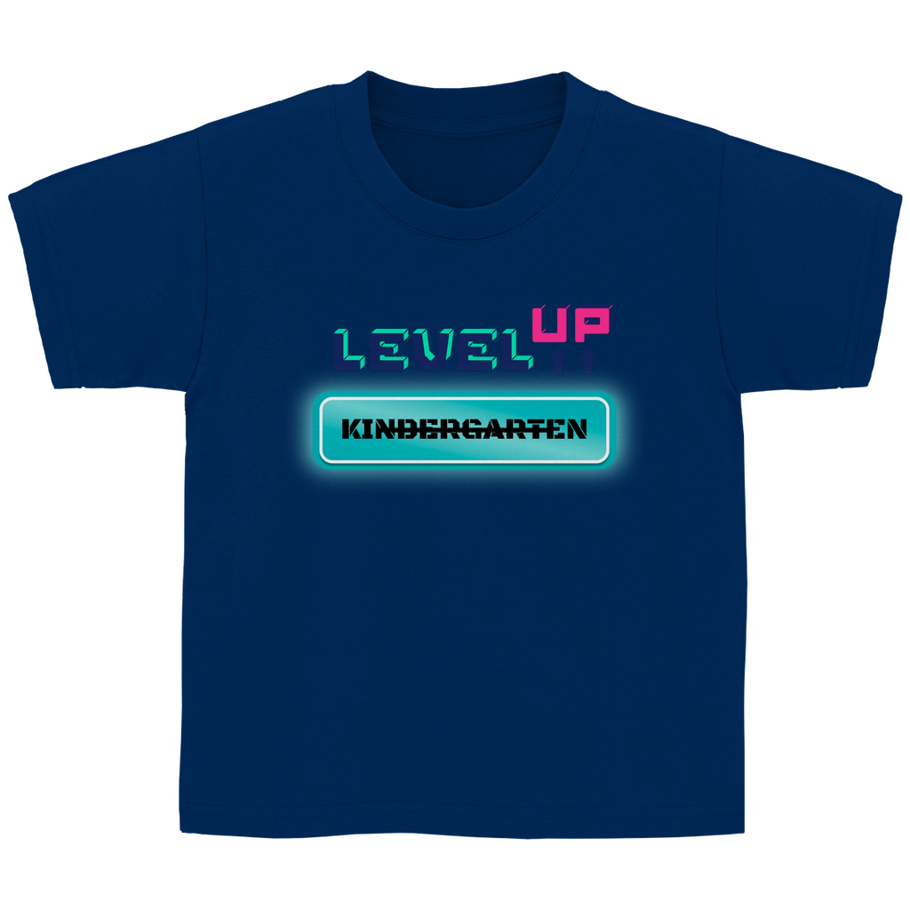 Kinder T-Shirt zur Einschulung - Level UP Grundschule