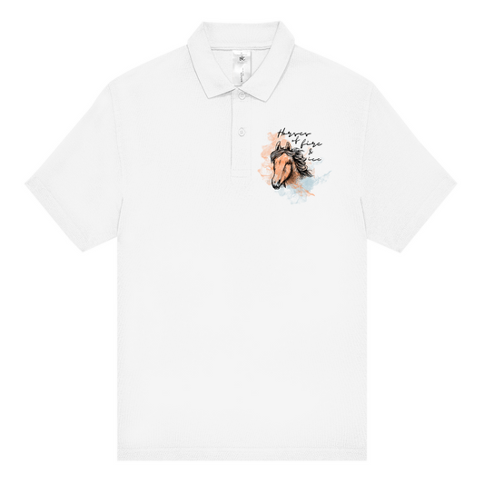 Unisex Poloshirt Isi FIRE & ICE