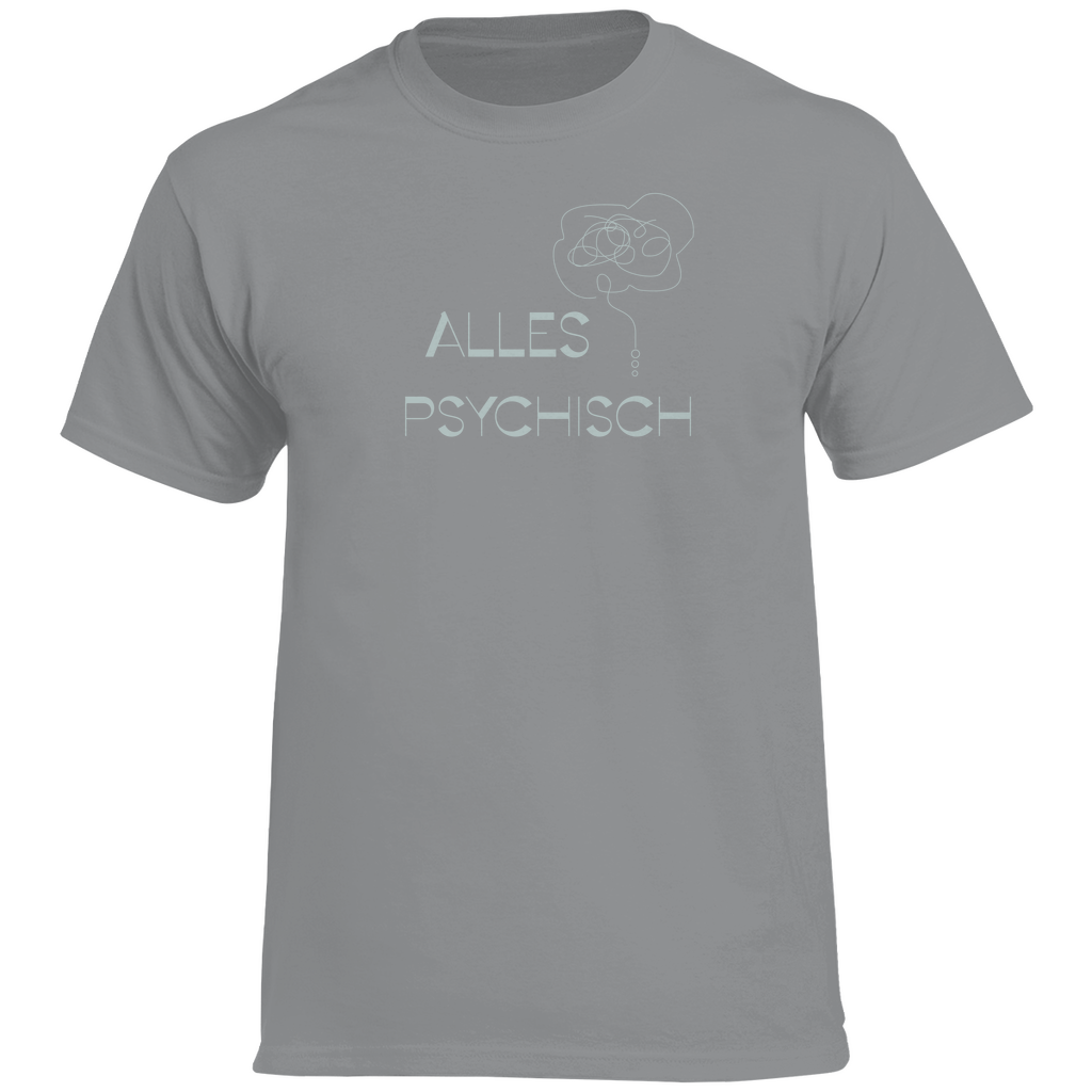 Herren Heavy Cotton T-Shirt Alles Psychisch