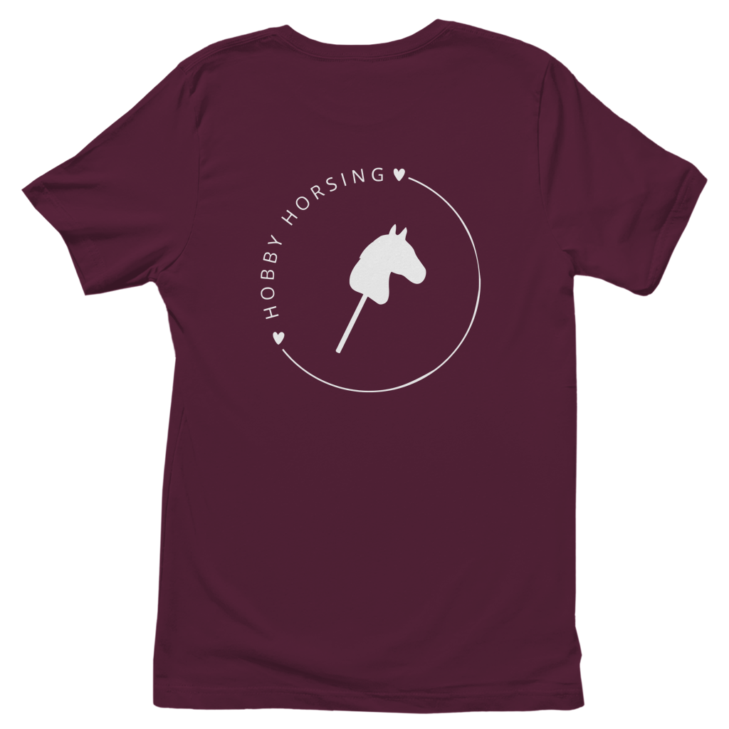 Junge Damen T-Shirt Hobby Horse CIRCLE - Personalisierbar
