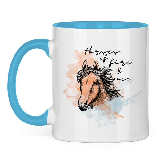 Tasse für Islandpferde Fans - Fire&Ice