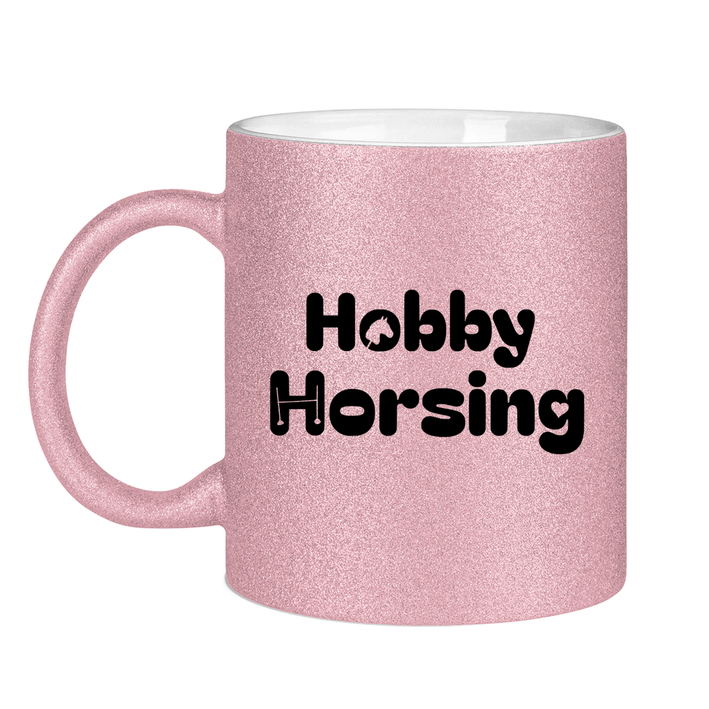 Glitzertasse Hobby Horse CUTOUT