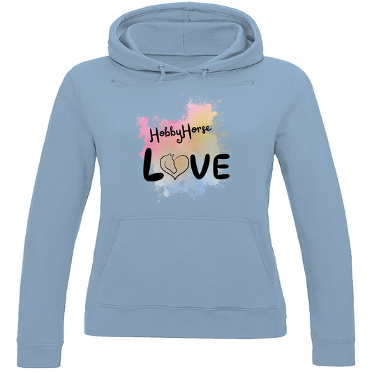 Damen Hoodie Hobby Horse LOVE