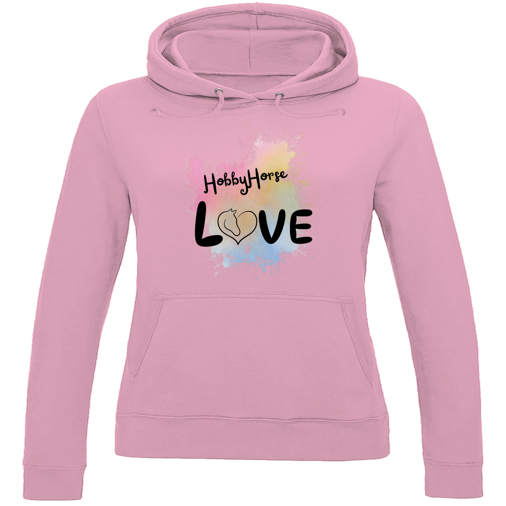 Damen Hoodie Hobby Horse LOVE