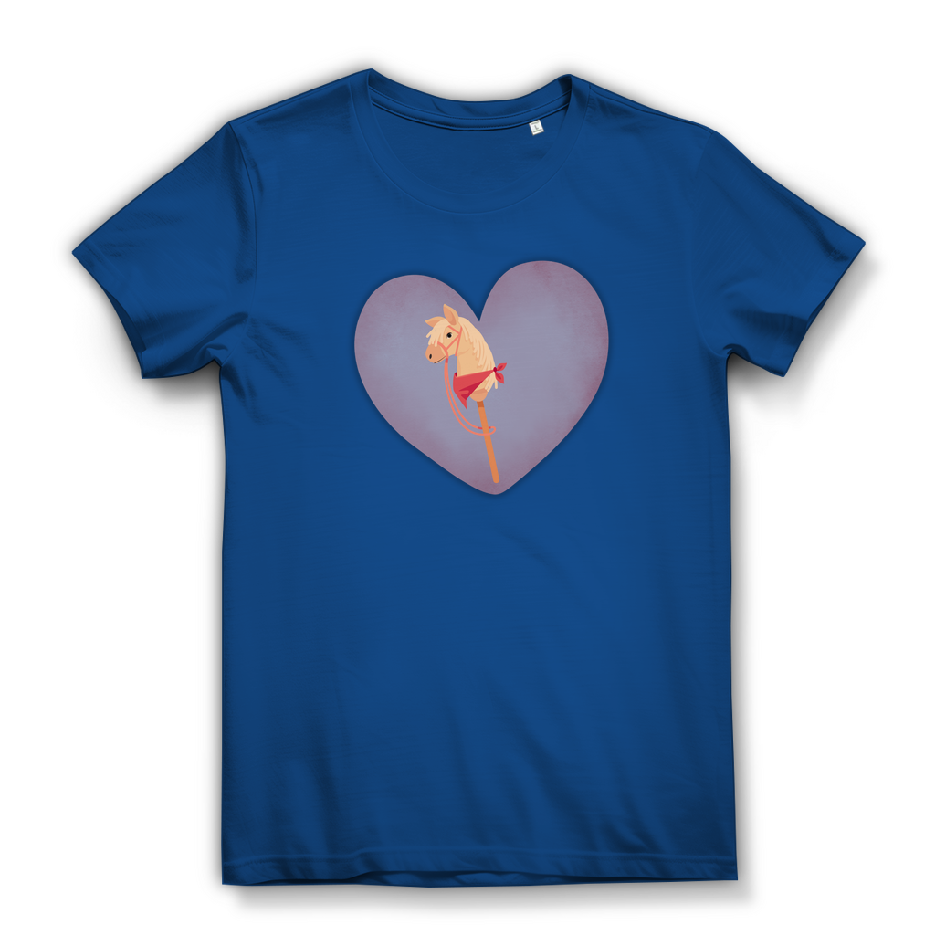 Junge Damen Bio T-Shirt Hobby Horse HERZ