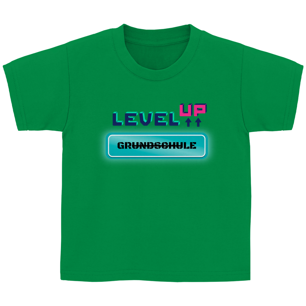 Kinder T-Shirt zur Umschulung Level UP weiterführende Schule