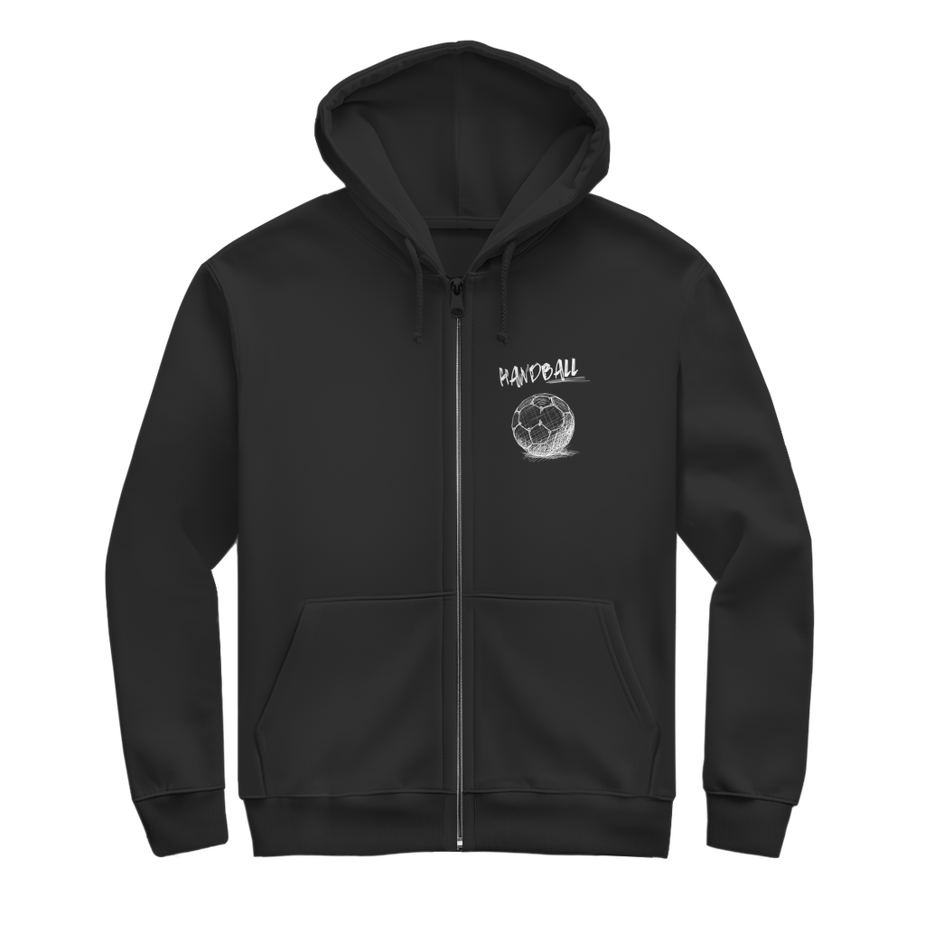 Unisex Zipper Hoodie Handball SKRIPT