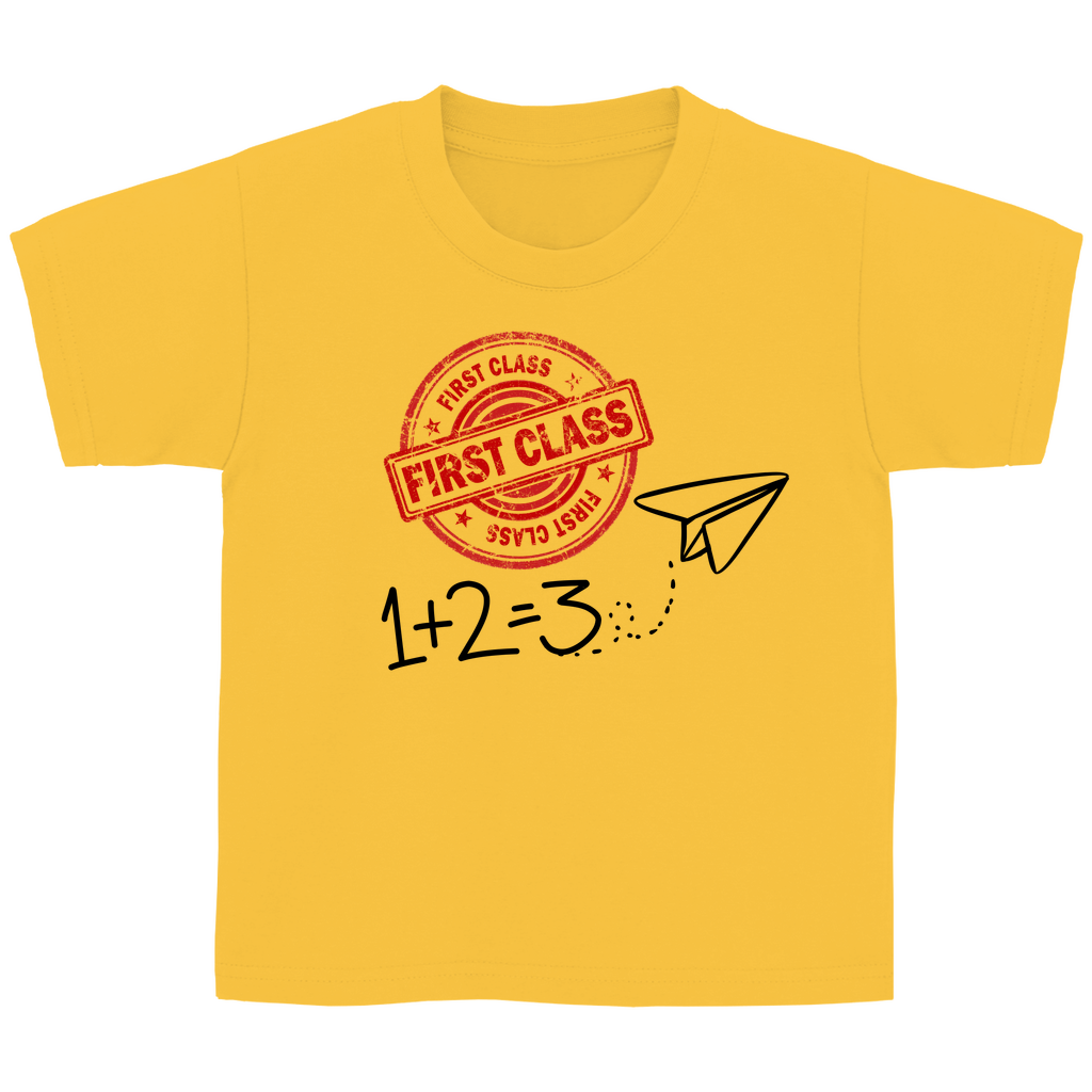 Kinder T-Shirt zur Einschulung - FIRST CLASS
