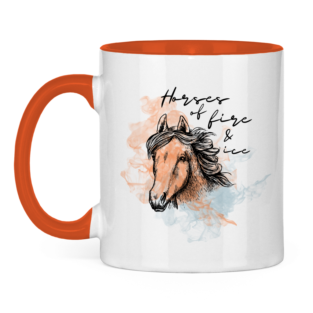 Tasse für Islandpferde Fans - Fire&Ice