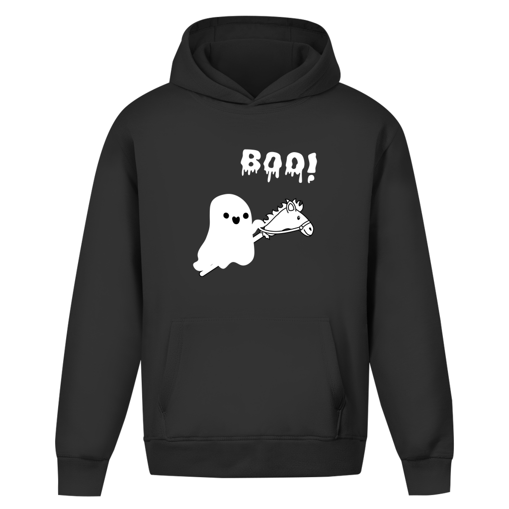 Oversize Halloween Hobby Horsing Hoodie ohne Kordel - Hobby Horse BOO