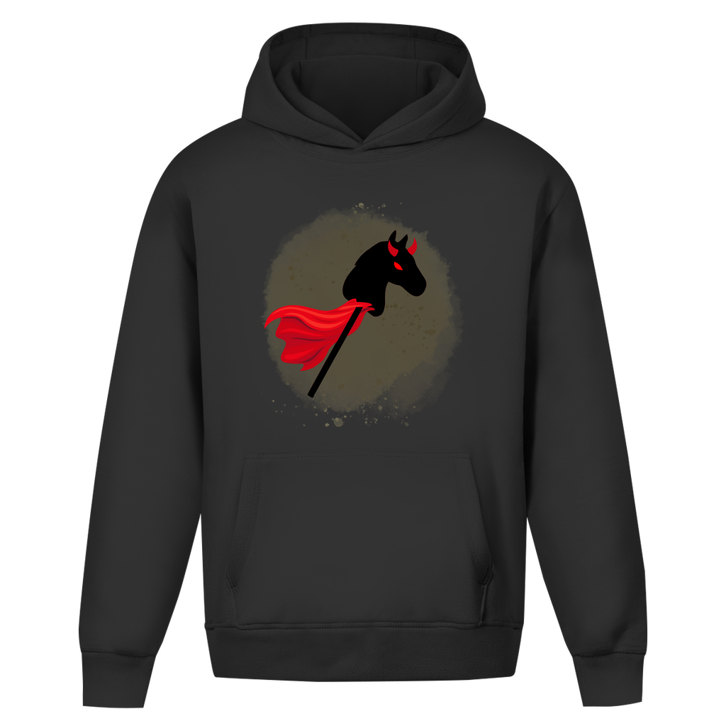 Oversize Halloween Hobby Horsing Hoodie ohne Kordel - Hobby Horse DEVIL