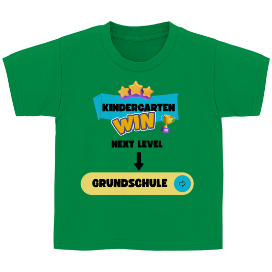 Kinder T-Shirt zur Einschulung NEXT LEVEL
