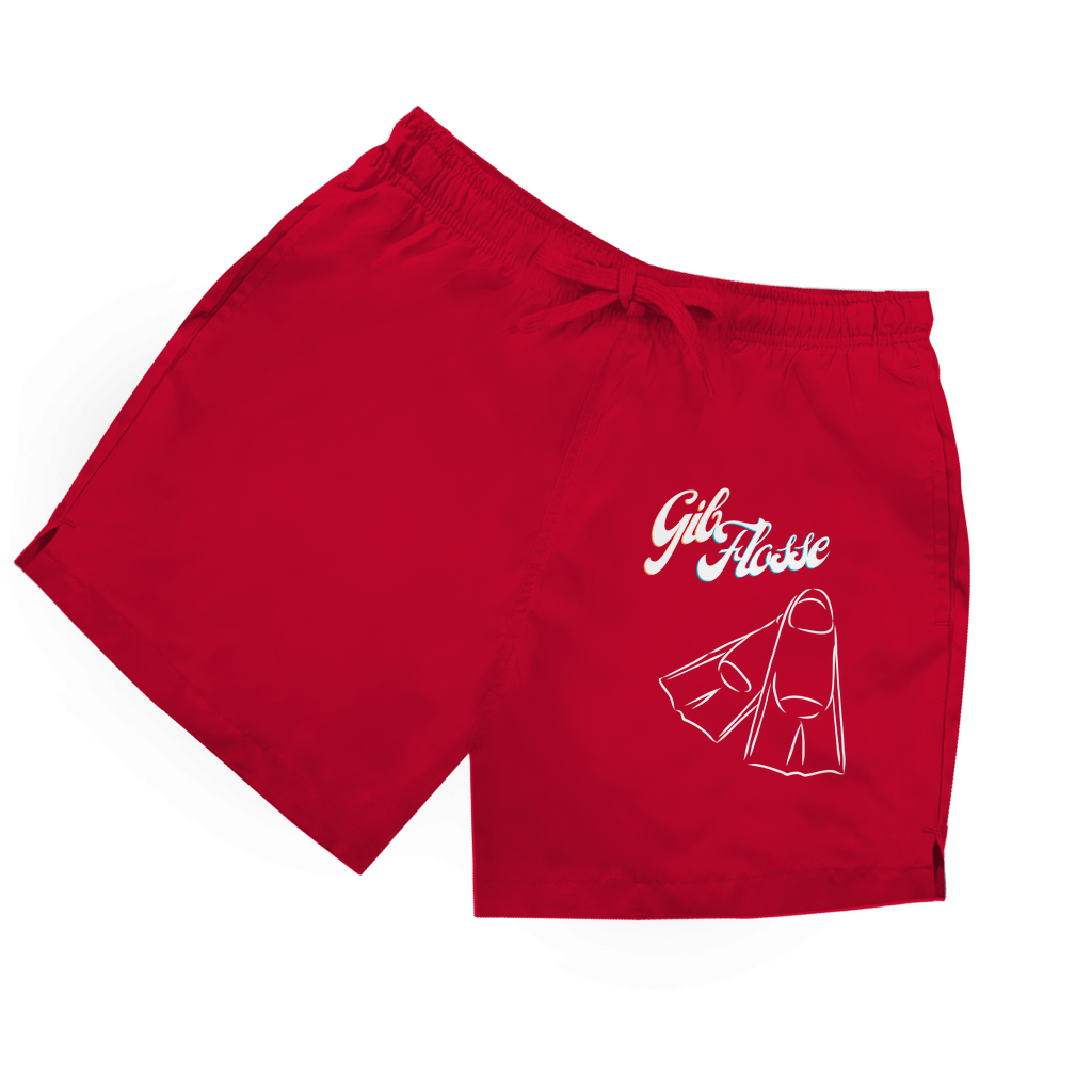 Badehose für Schwimmer und Schwimmbad-Fans - GIB FLOSSE