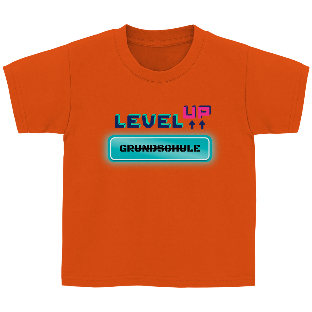 Kinder T-Shirt zur Umschulung Level UP weiterführende Schule