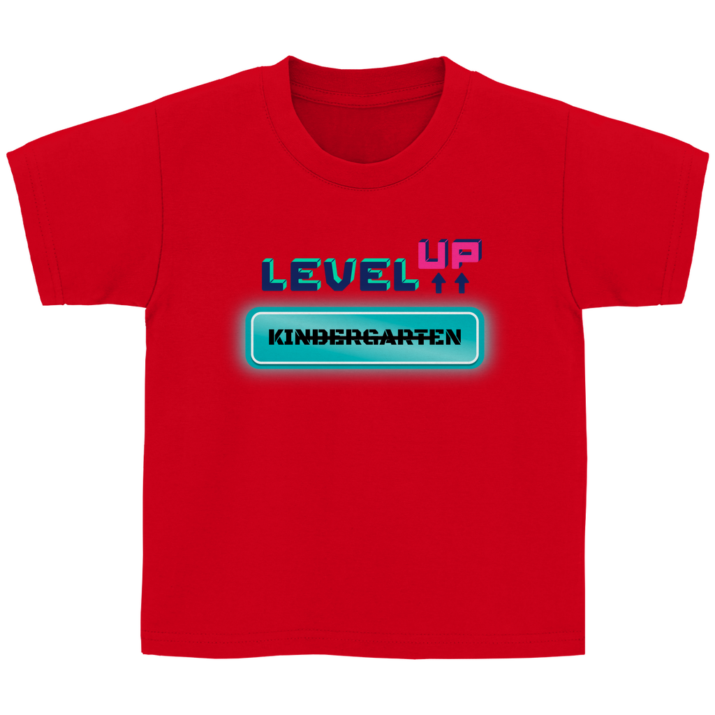 Kinder T-Shirt zur Einschulung - Level UP Grundschule
