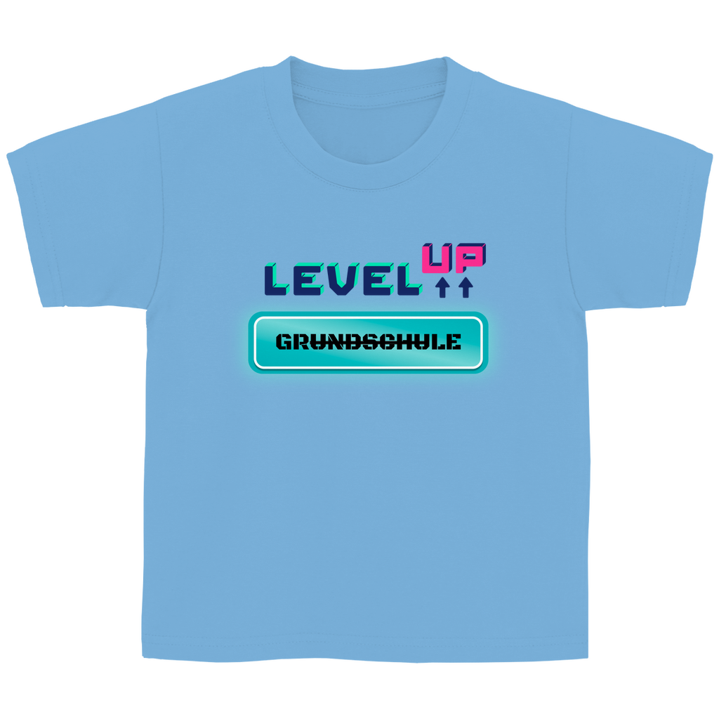 Kinder T-Shirt zur Umschulung Level UP weiterführende Schule