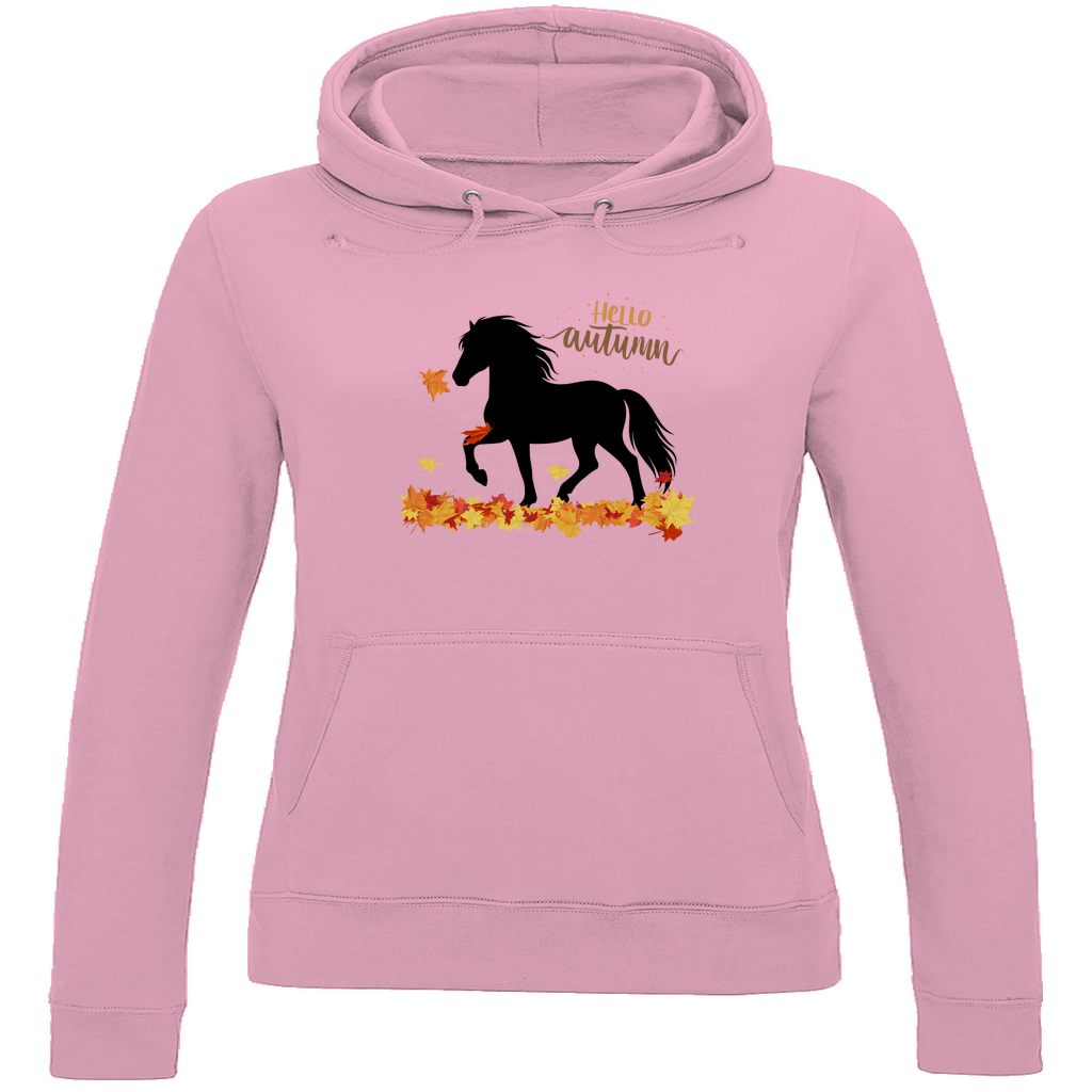 Islandpferde Damen Hoodie - Islandpferde Herbst