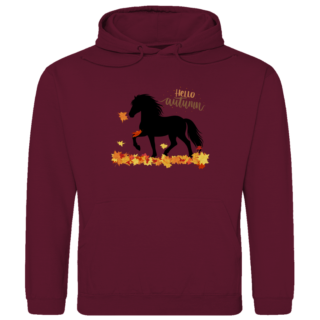 Islandpferde Herren Hoodie - Islandpferde Herbst