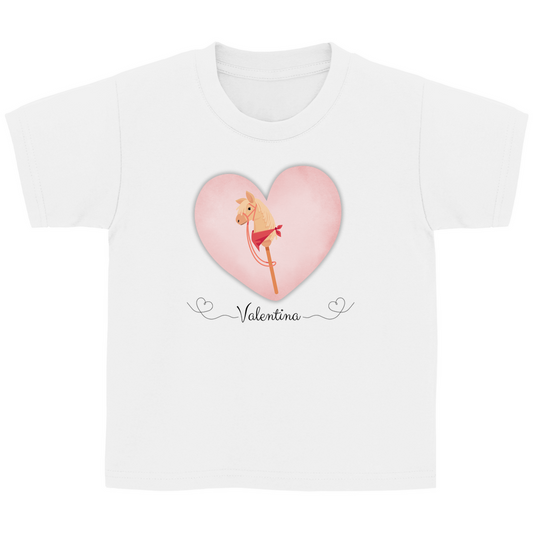 Kinder T-Shirt Hobby Horse HERZ (personalisierbar)