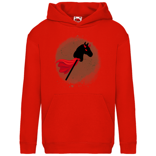 Halloween Hobby Horse Kinder Hoodie DEVIL