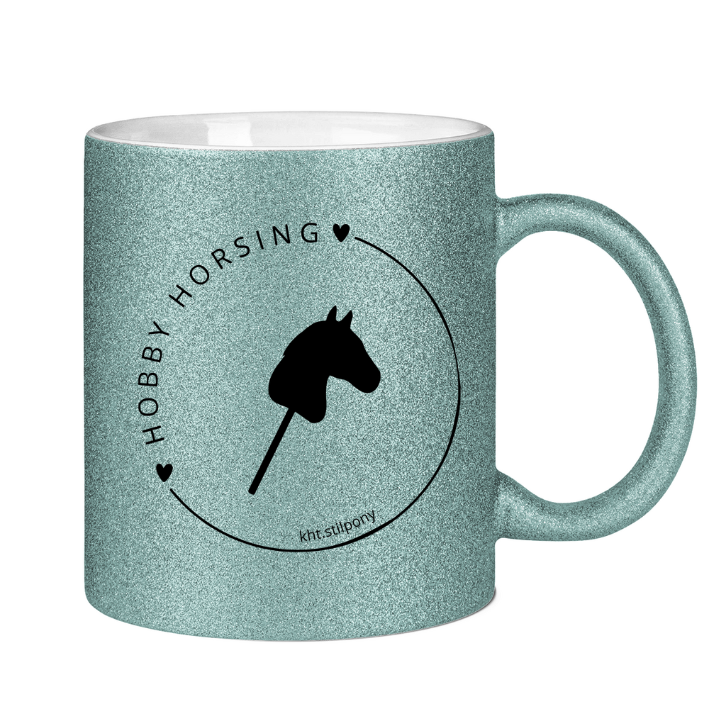 Glitzertasse Hobby Horse CIRCLE