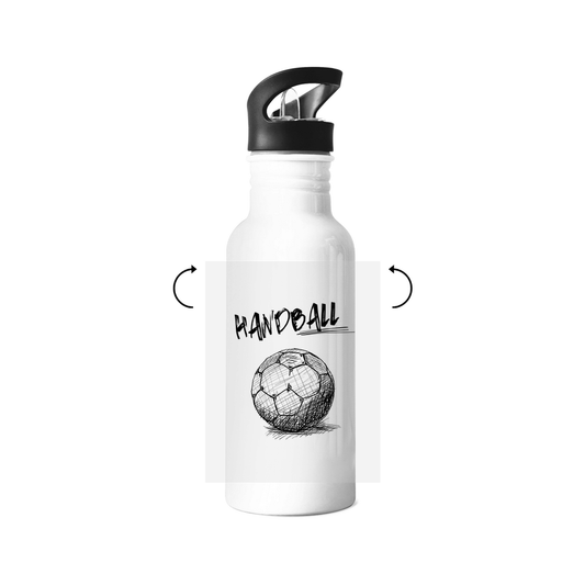 Edelstahl-Trinkflasche Handball SKRIPT