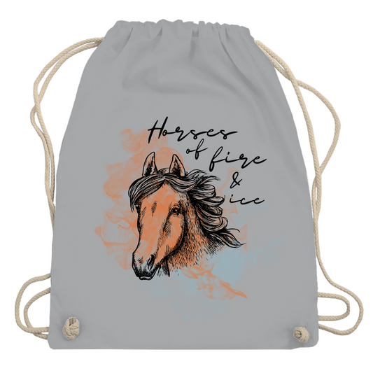 Islandpferde Turnbeutel FIRE & ICE