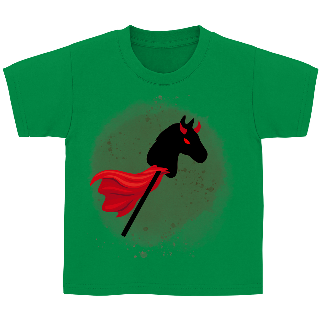 Halloween Hobby Horse Kinder T-Shirt DEVIL