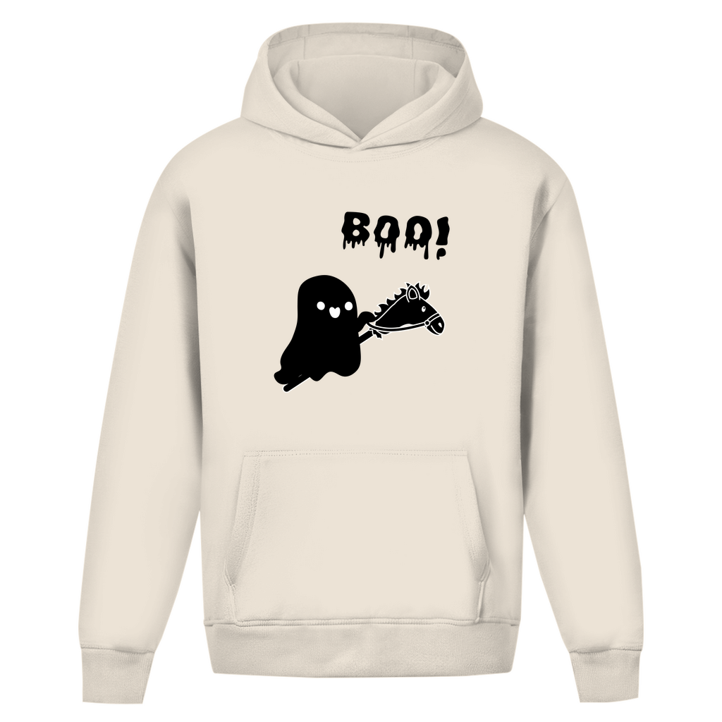 Oversize Halloween Hobby Horsing Hoodie ohne Kordel - Hobby Horse BOO