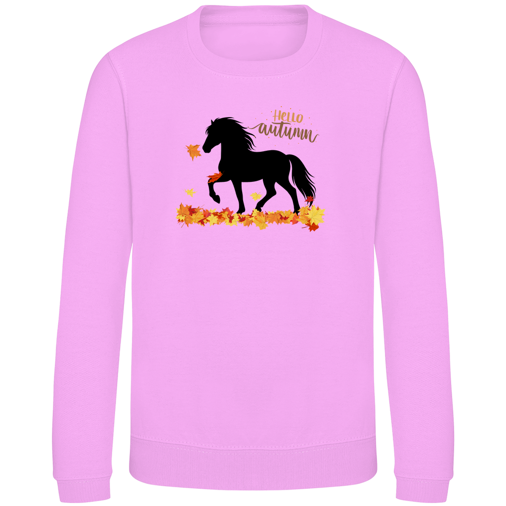 Islandpferde Kinder Sweatshirt HERBST