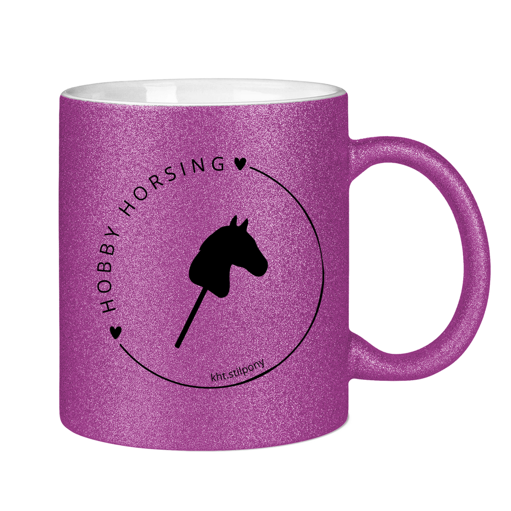 Glitzertasse Hobby Horse CIRCLE