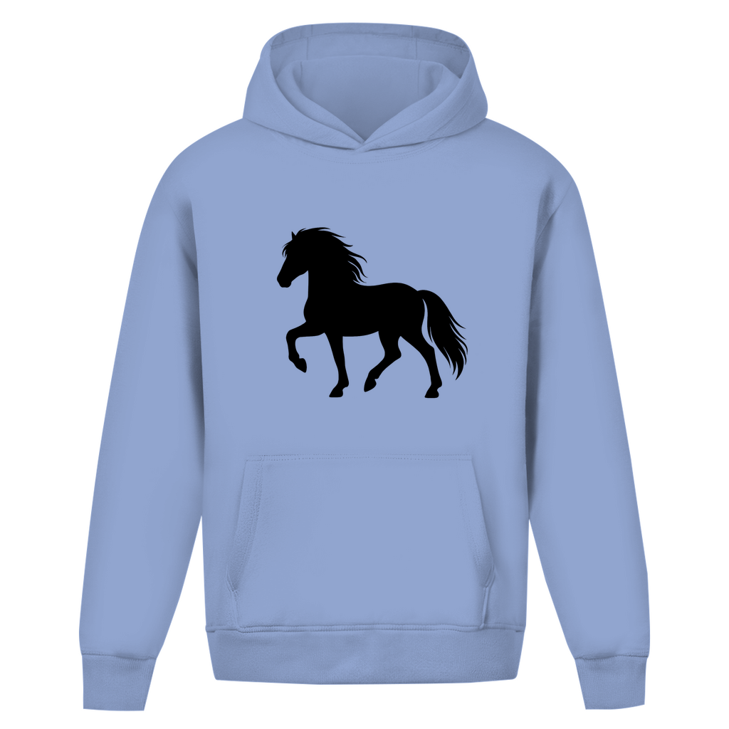 Oversize Islandpferde Hoodie ohne Kordel - Tölt