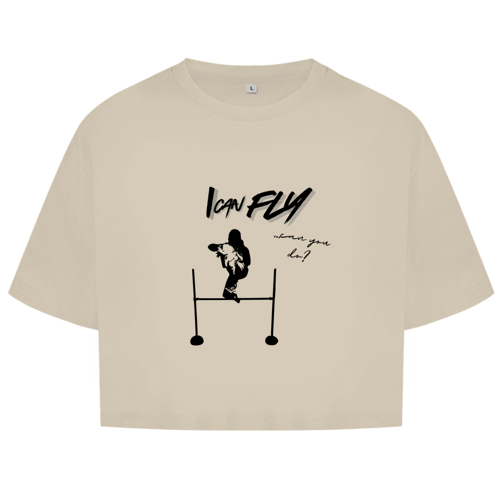 Oversize Crop Top Hobby Horse  Fly