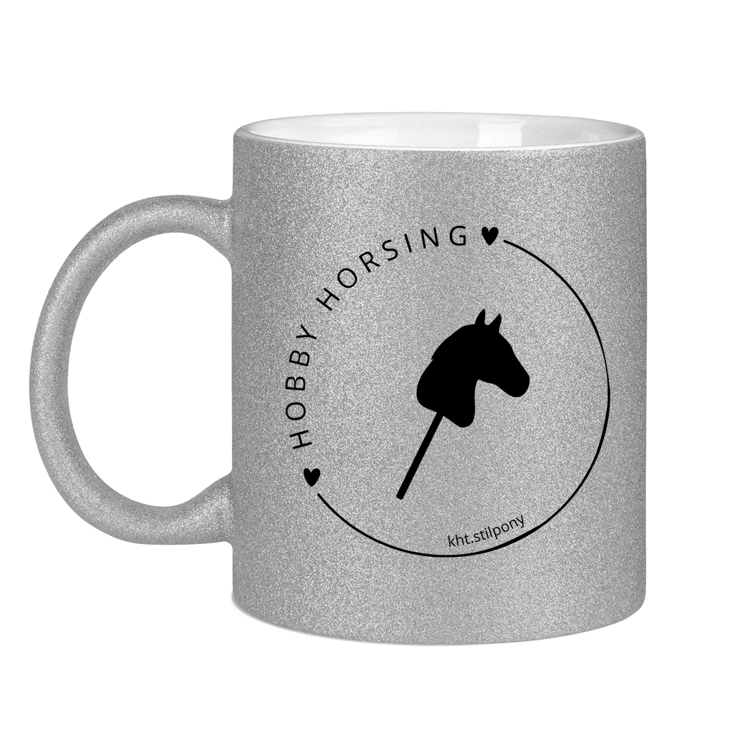 Glitzertasse Hobby Horse CIRCLE