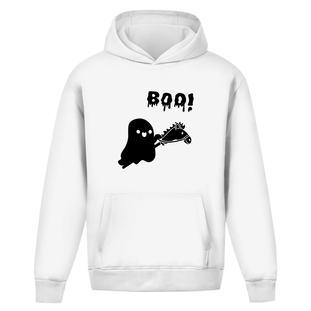 Oversize Halloween Hobby Horsing Hoodie ohne Kordel - Hobby Horse BOO