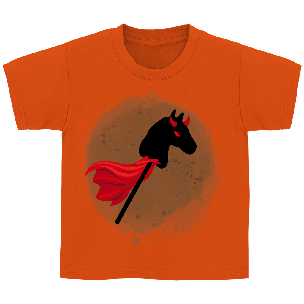 Halloween Hobby Horse Kinder T-Shirt DEVIL