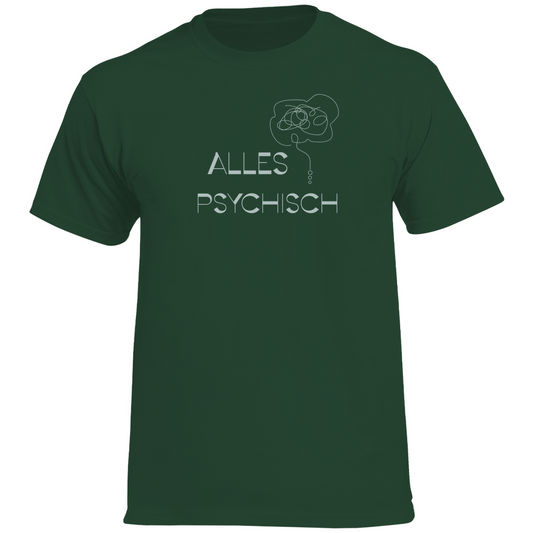 Herren Heavy Cotton T-Shirt Alles Psychisch