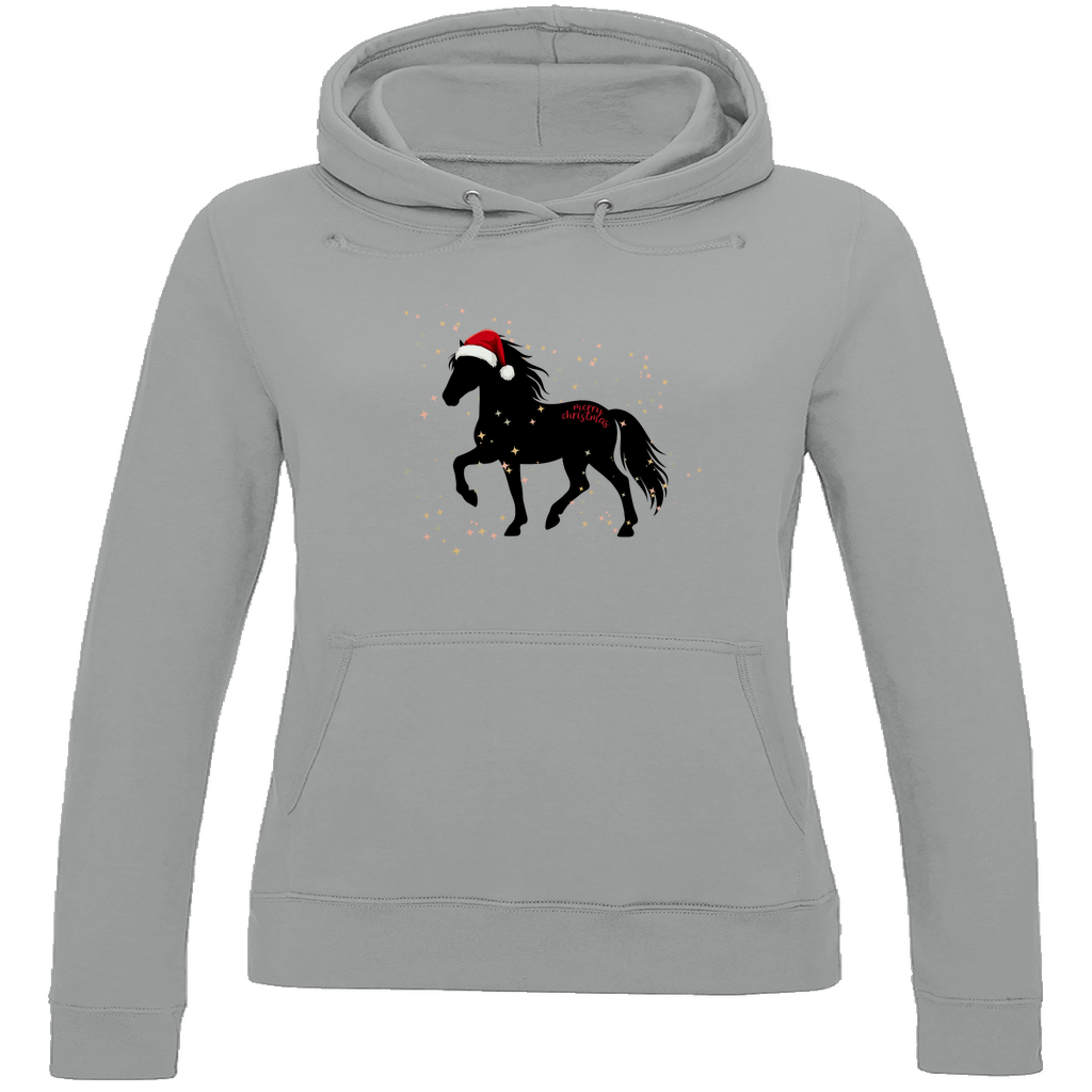 Islandpferde Damen Hoodie - Islandpferde Weihnachten