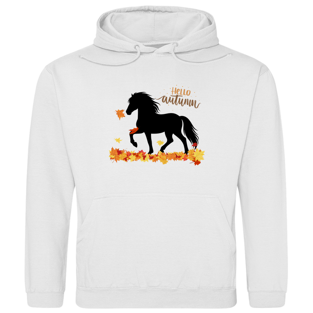 Islandpferde Herren Hoodie - Islandpferde Herbst