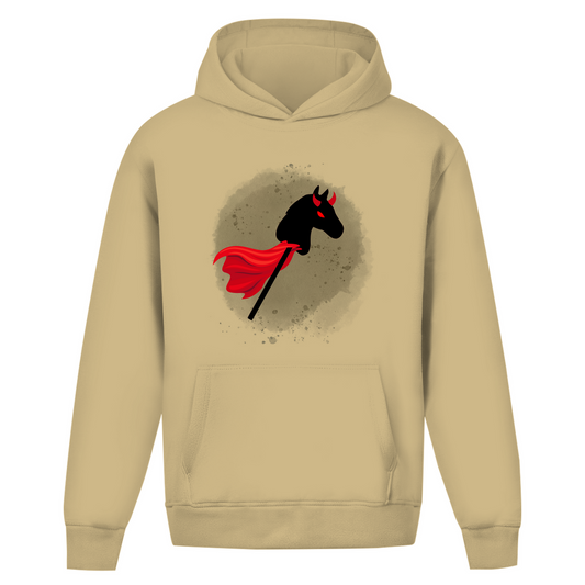 Oversize Halloween Hobby Horsing Hoodie ohne Kordel - Hobby Horse DEVIL