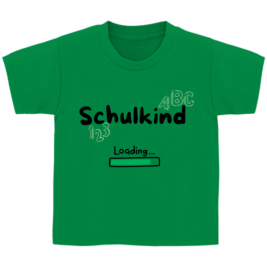 Kinder T-Shirt zur Einschulung - SCHULKIND LOADING